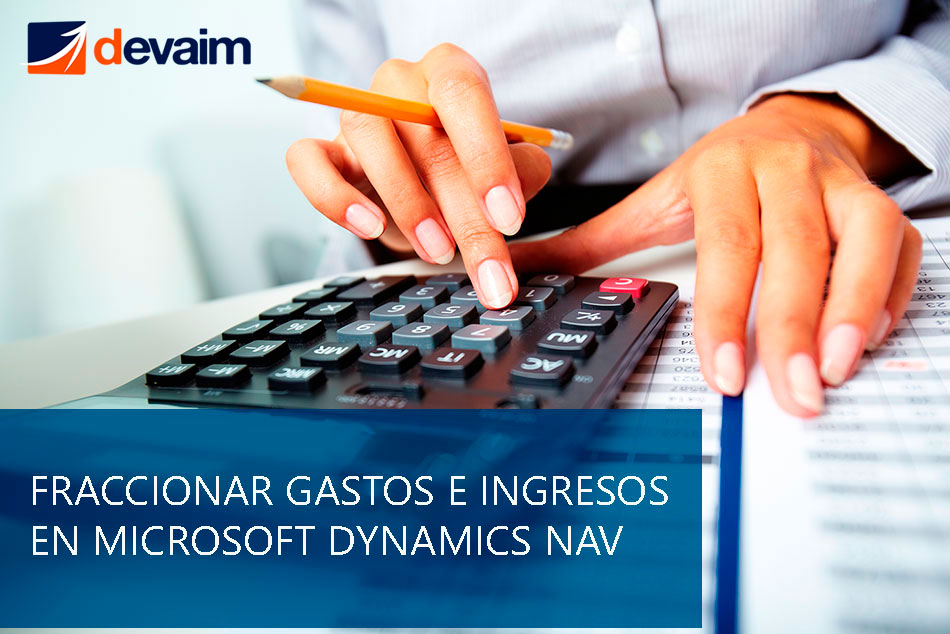 Plantillas fraccionamiento para gastos e ingresos en Microsoft Dynamics NAV