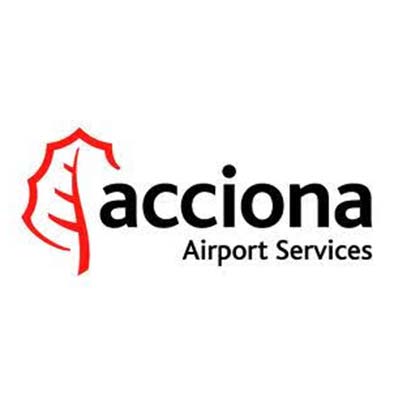Logotipo Acciona Airport Services.