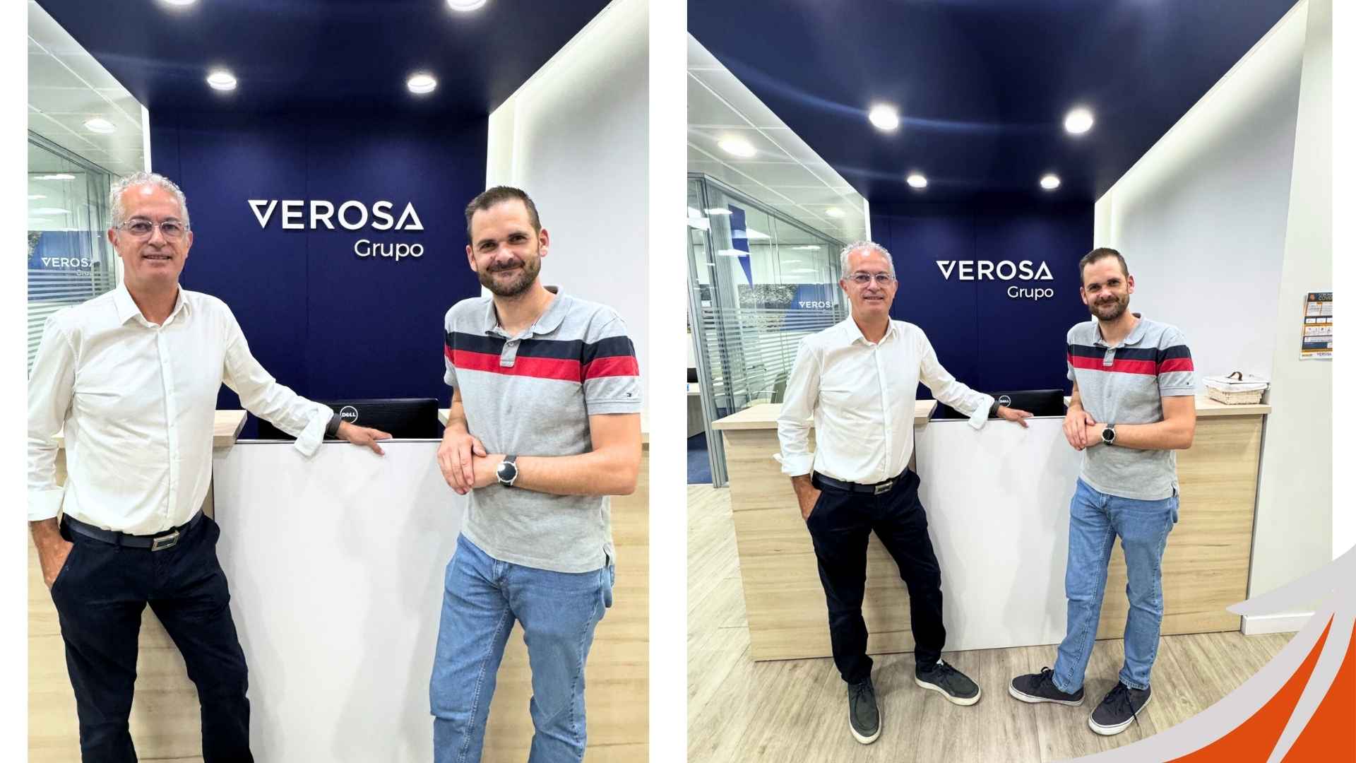 El CEO de Devaim y el Director de operaciones de Verosa
